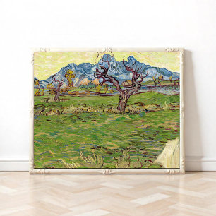 Fields near the Alpilles Vincent van Gogh Poster