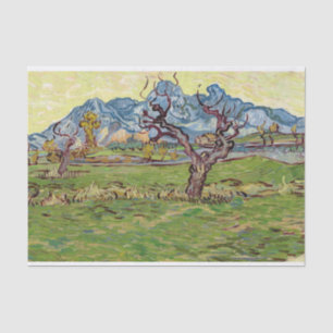 Fields near the Alpilles Vincent van Gogh Tissue Paper