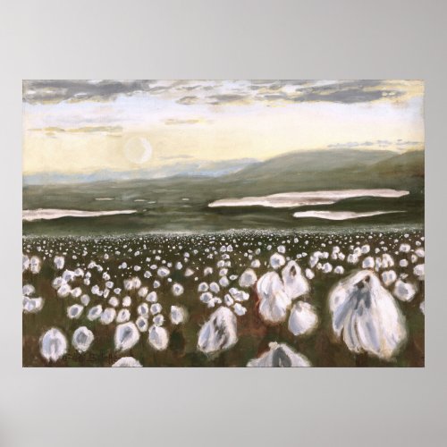 Fields of Arctic Cotton Print