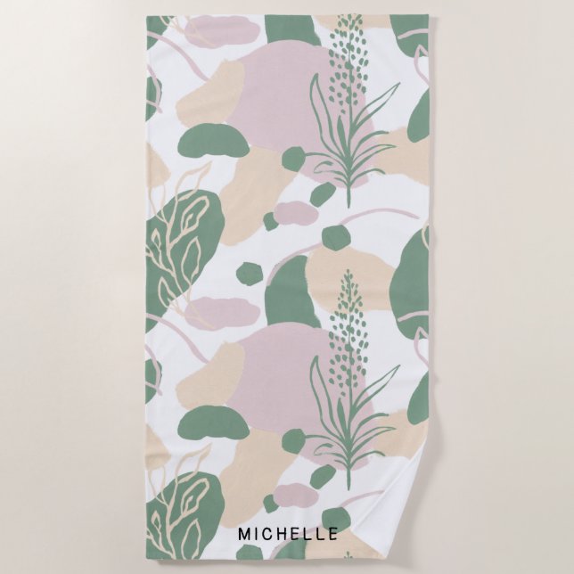 Fields of Dreams | Monogram Beach Towel (Front)