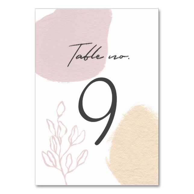 Fields of Dreams | Table Number (Front)