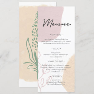 Fields of Dreams ⎥ Wedding Dinner Menu Invitation