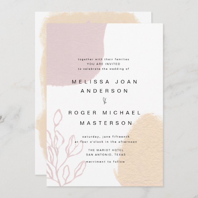 Fields of Dreams | Wedding Invitation (Front/Back)