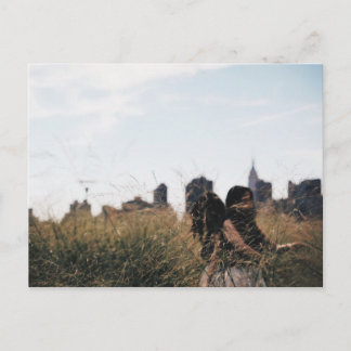 Fields of Gold NYC LIC Nature Portrait Photo Postcard
