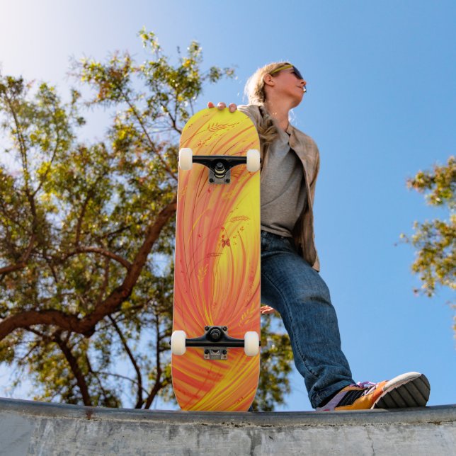 Fields of golden fire  skateboard (Outdoor 1)