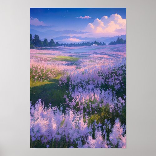 Fields of Lavender Dreams Poster