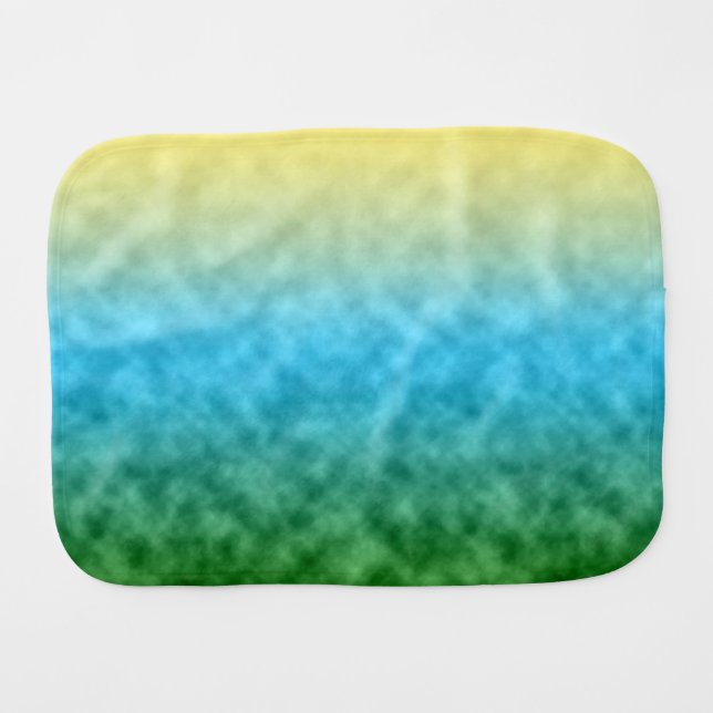Fields of Light Baby Burp Cloth (Front Horizontal)