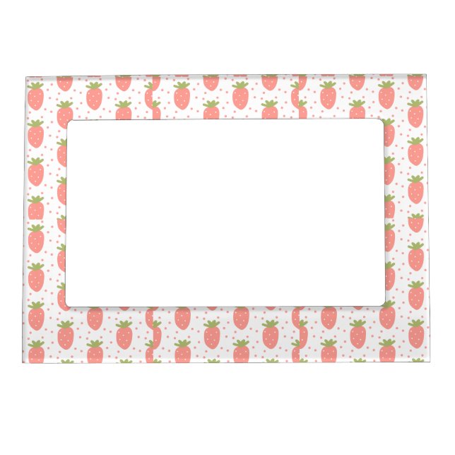 Fields of Strawberries Magnetic Frame (Front)