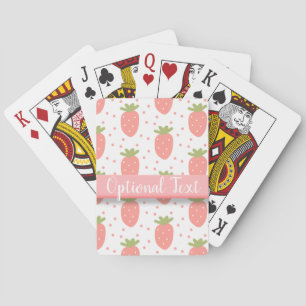 Fields of Strawberries Poker Cards