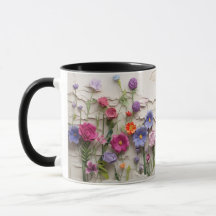 Fields of Wildflowers 3D Mug