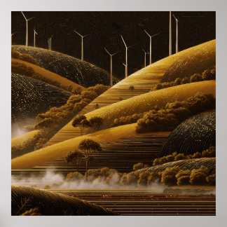 Fields of Wind & Light Poster