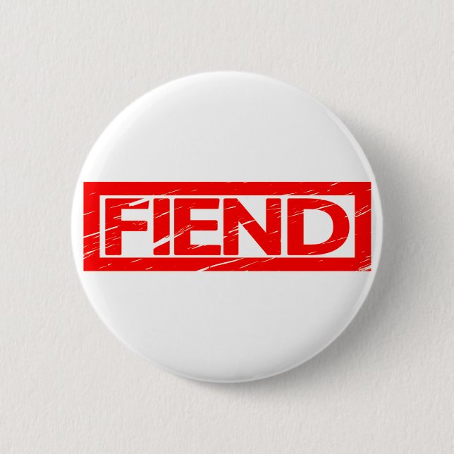Fiend Stamp Button (Front)