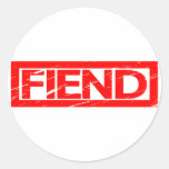 Fiend Stamp Classic Round Sticker