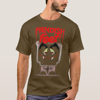 Fiendish Feet Fangs A Lot T-Shirt
