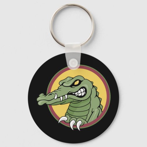 Fierce Alligator Keychain