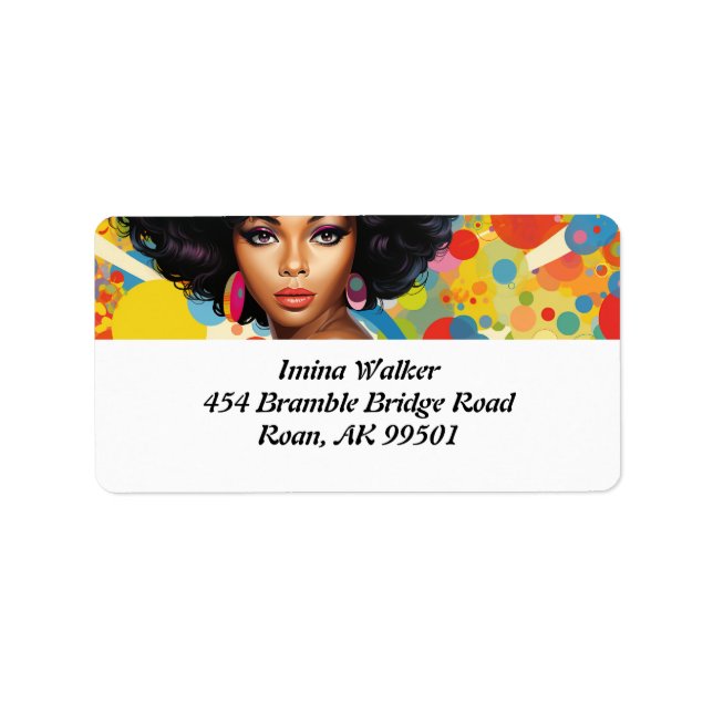 Fierce and Fabulous: Diva-ish Delights Label (Front)