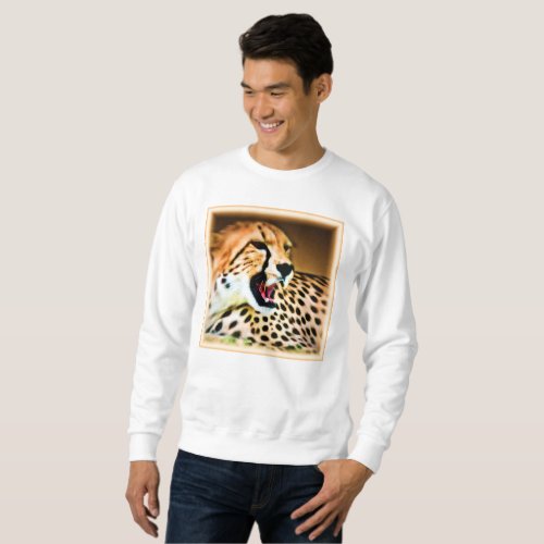 Fierce and Fiery Cheetah Design Buy Now Sweatshirt