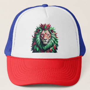 Fierce Animal King Premium Graphic Art P Trucker Hat