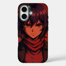 Fierce Anime Girl Phone Case