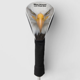 Fierce Bald Eagle Find Out Golf Head Cover