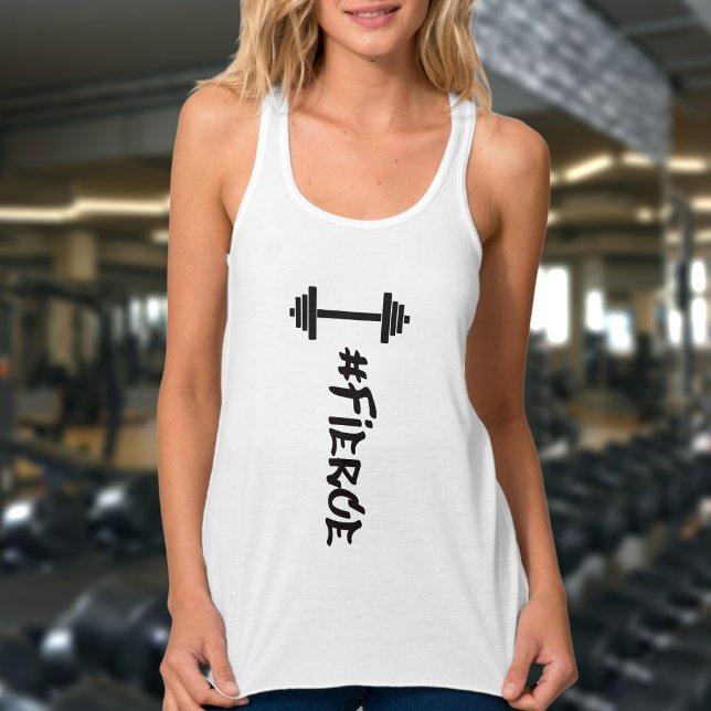 #Fierce Barbell Tank Top (Creator Uploaded)