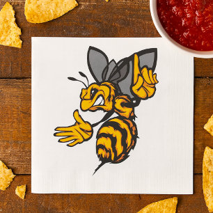 Fierce Bee Paper Napkins