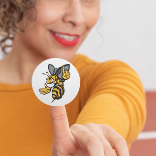 Fierce Bee Stickers