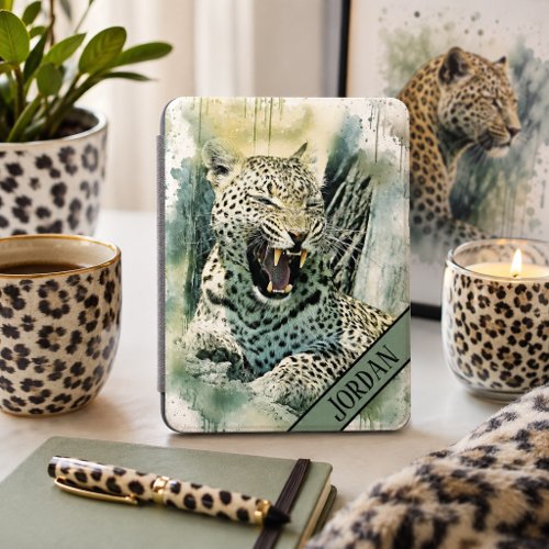 Fierce Big Cat Illustration  Kindle Cover