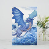 Fierce Blue Dragon (Standing Front)