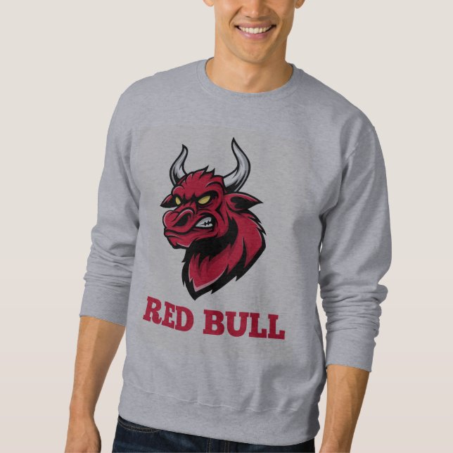 Fierce Bull Head Sweatshirt (Front)
