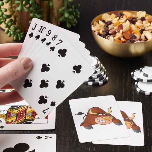 Fierce Bull Playing Cards