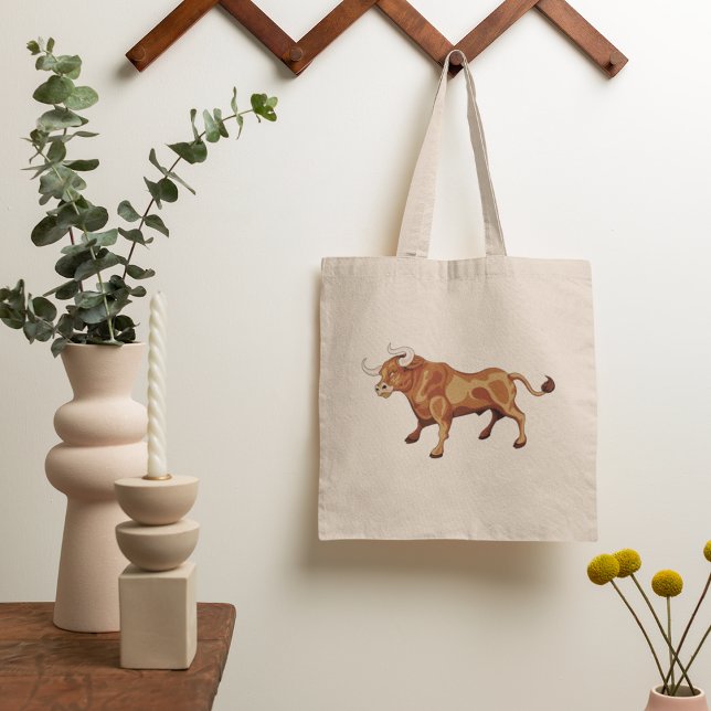 Fierce Bull Tote Bag (Creator Uploaded)