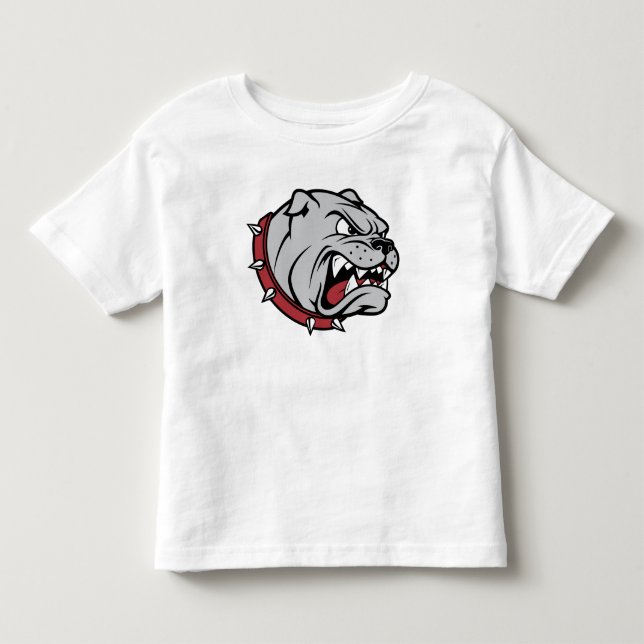 Fierce Bulldog Mascot | Cool Sports Baby Design  Toddler T-shirt (Front)