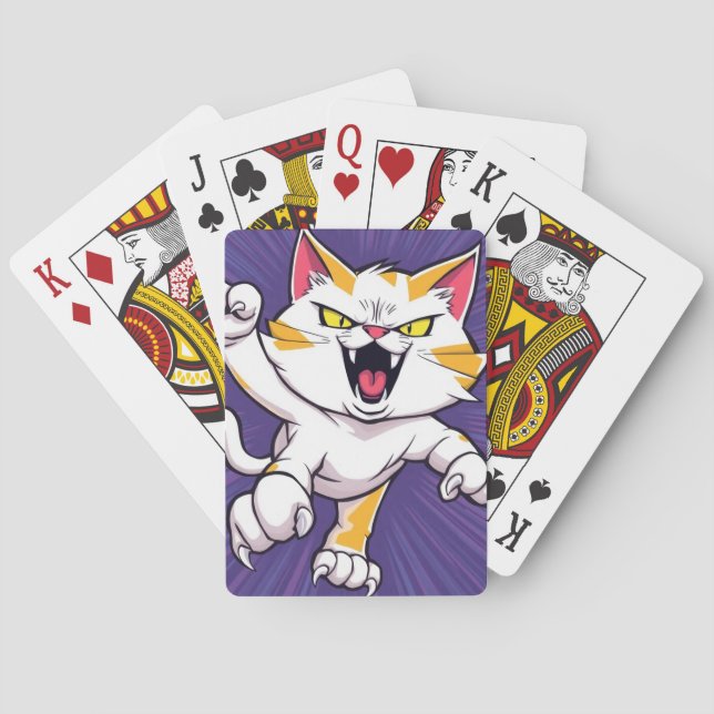 Fierce Cat Poker Cards (Back)