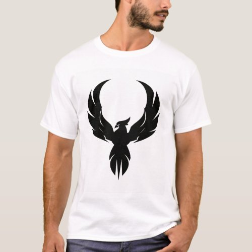 Fierce crystal eagle t shirt 