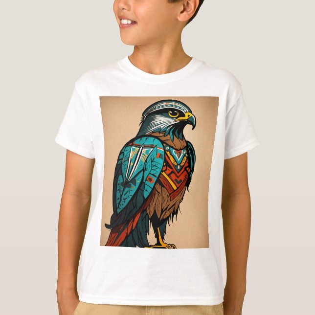 Fierce Crystal Eagle T-Shirt Design (Front)