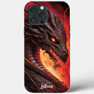 Fierce Dragon and Fire iPhone 13 Pro Max Case