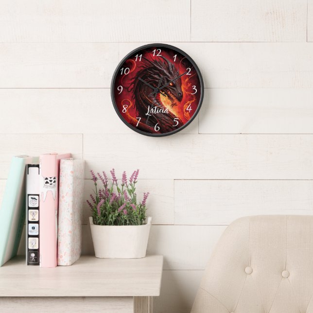 Fierce Dragon and Fire Clock (Reading Room)