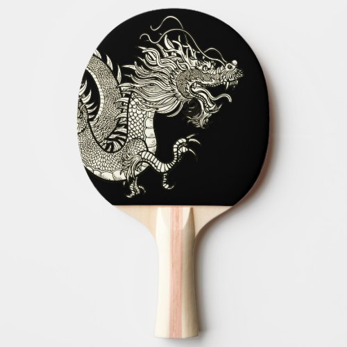 Fierce Dragon Ping Pong Paddle