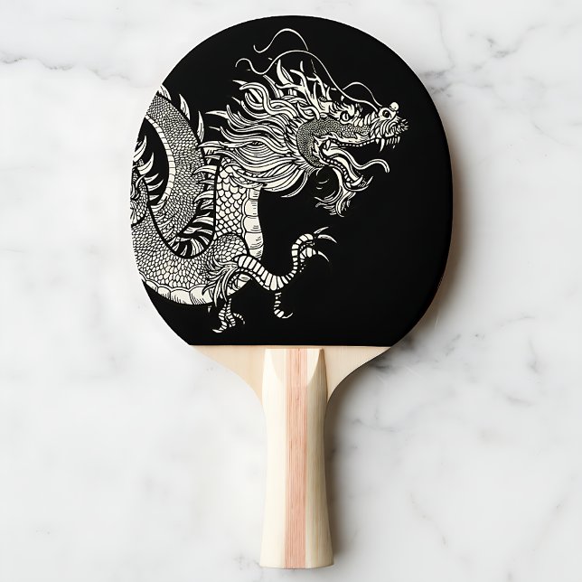Fierce Dragon Ping Pong Paddle (Creator Uploaded)