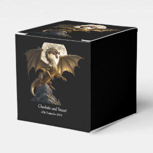 Fierce Dragon Rearing Favor Boxes