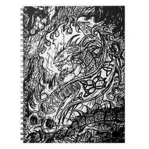 Fierce Dragon Sketch Notebook