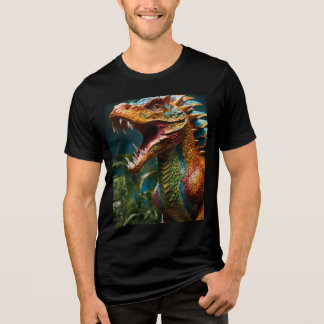 Fierce Dragon T-Shirt – Unleash Your Inner Tri-Blend Shirt