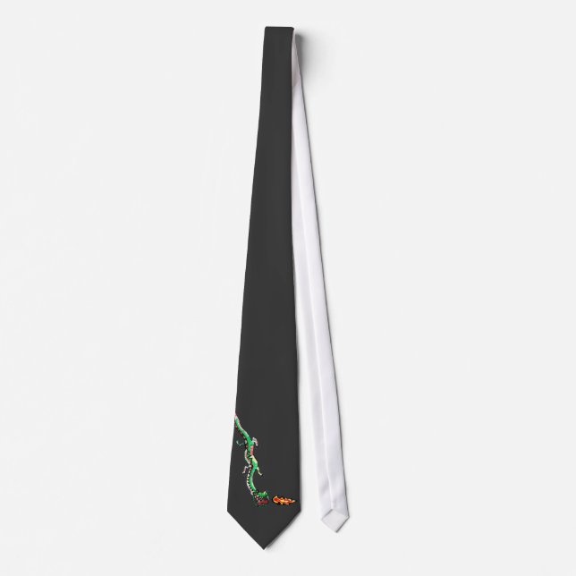 Fierce Dragon Tie (Custom Colors) (Front)