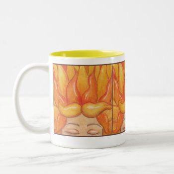 Fierce Dreamer Two-tone Coffee Mug by creationhrt at Zazzle