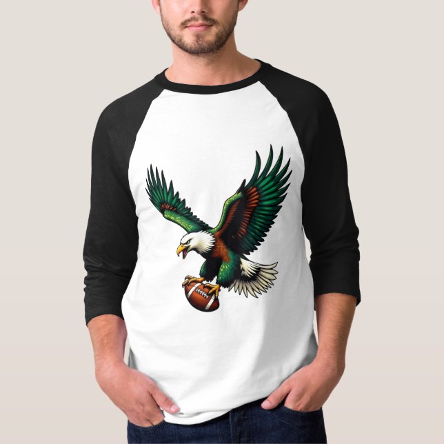 Fierce Eagle Football T-Shirt (Front)