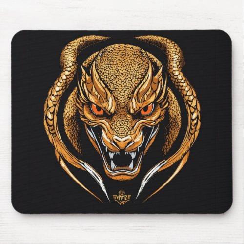 Fierce Elegance Tattoo Tiger Horizontal Chinna P Mouse Pad