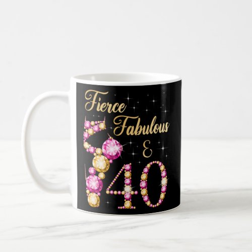 Fierce Fabulous 40 Ballet Dancer Py  Coffee Mug