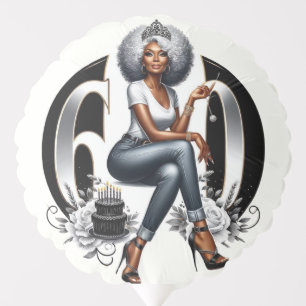 Fierce & Fabulous at 60 Balloon