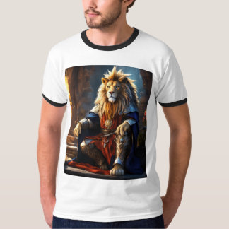 Fierce & Fearless: Lion Print T-Shirt" T-Shirt
